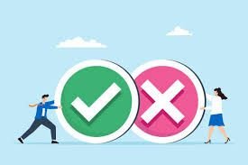 Imagen check ok vs check out